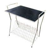 Side table vinyl door