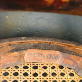 Pair of bistro chairs signed Thonet