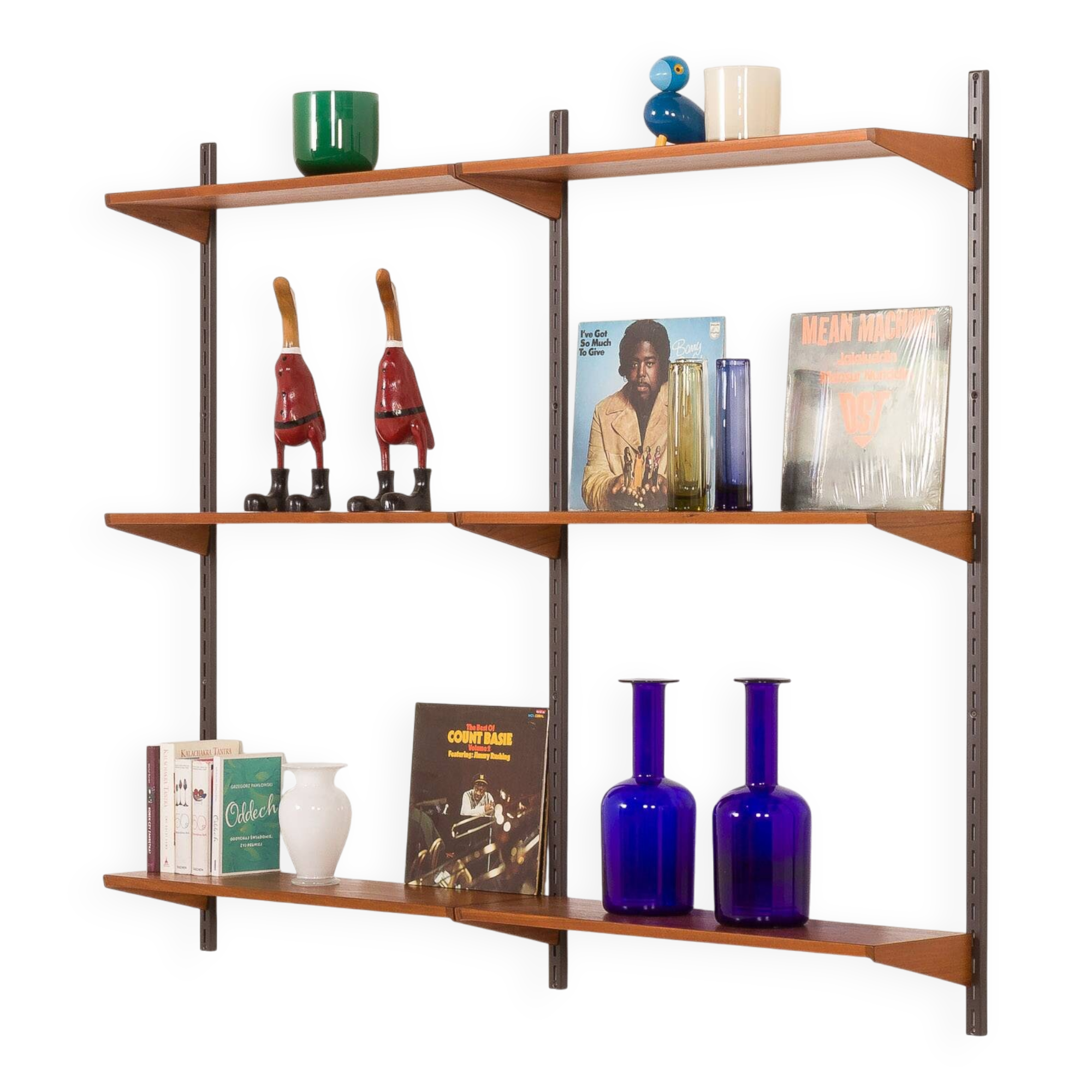Teak shelf by Kai Kristiansen for FM Mobler, 1960s.