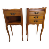 Louis XV style bedside tables