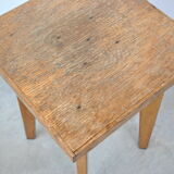 1950 oak side table