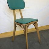 Set of 5 colorful bistro chairs
