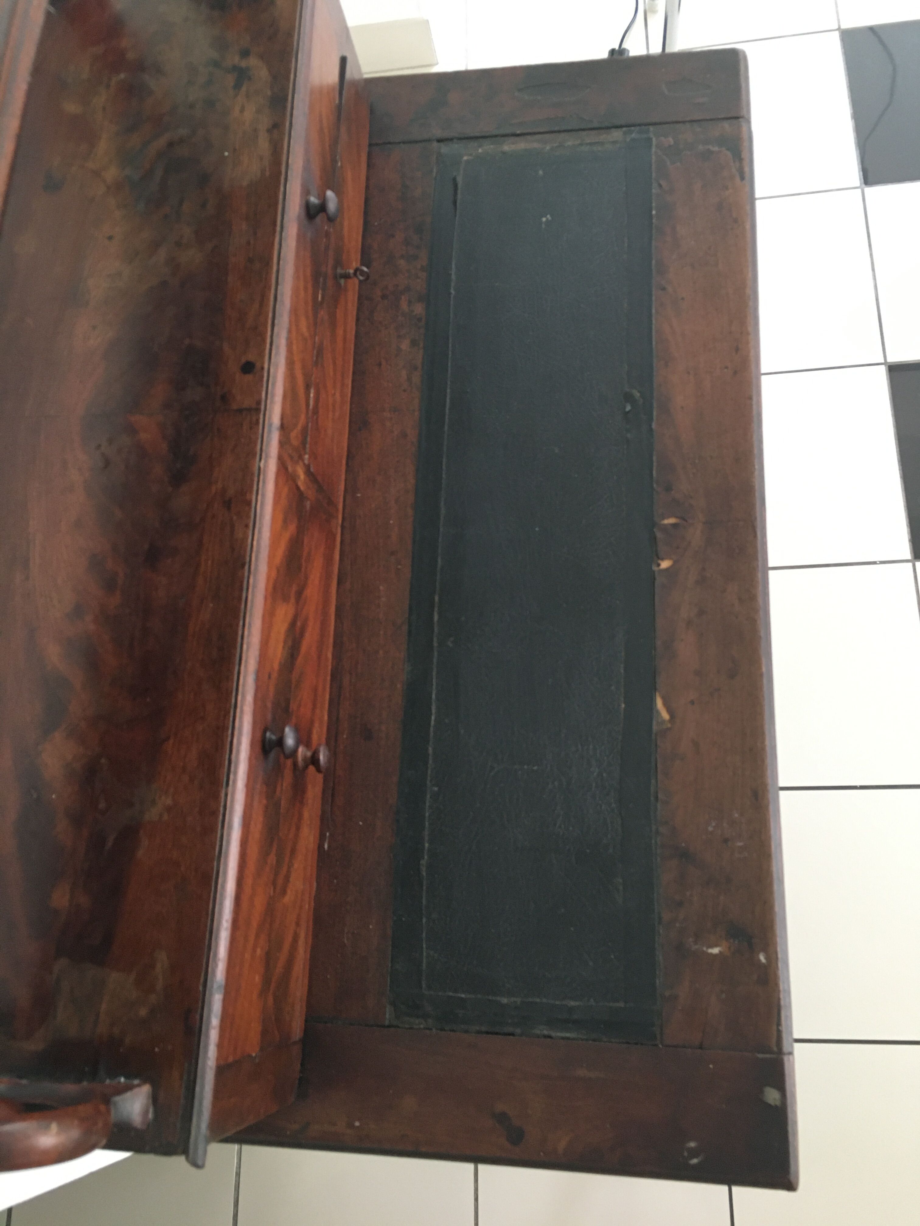 Wooden secretary office