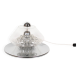 Midcentury Italian glass table lamp