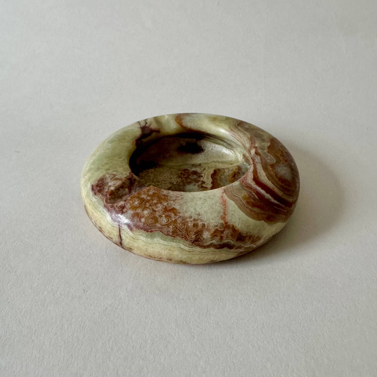 Cendrier en onyx vintage
