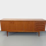 Vintage Scandinavian style teak row from the 60s