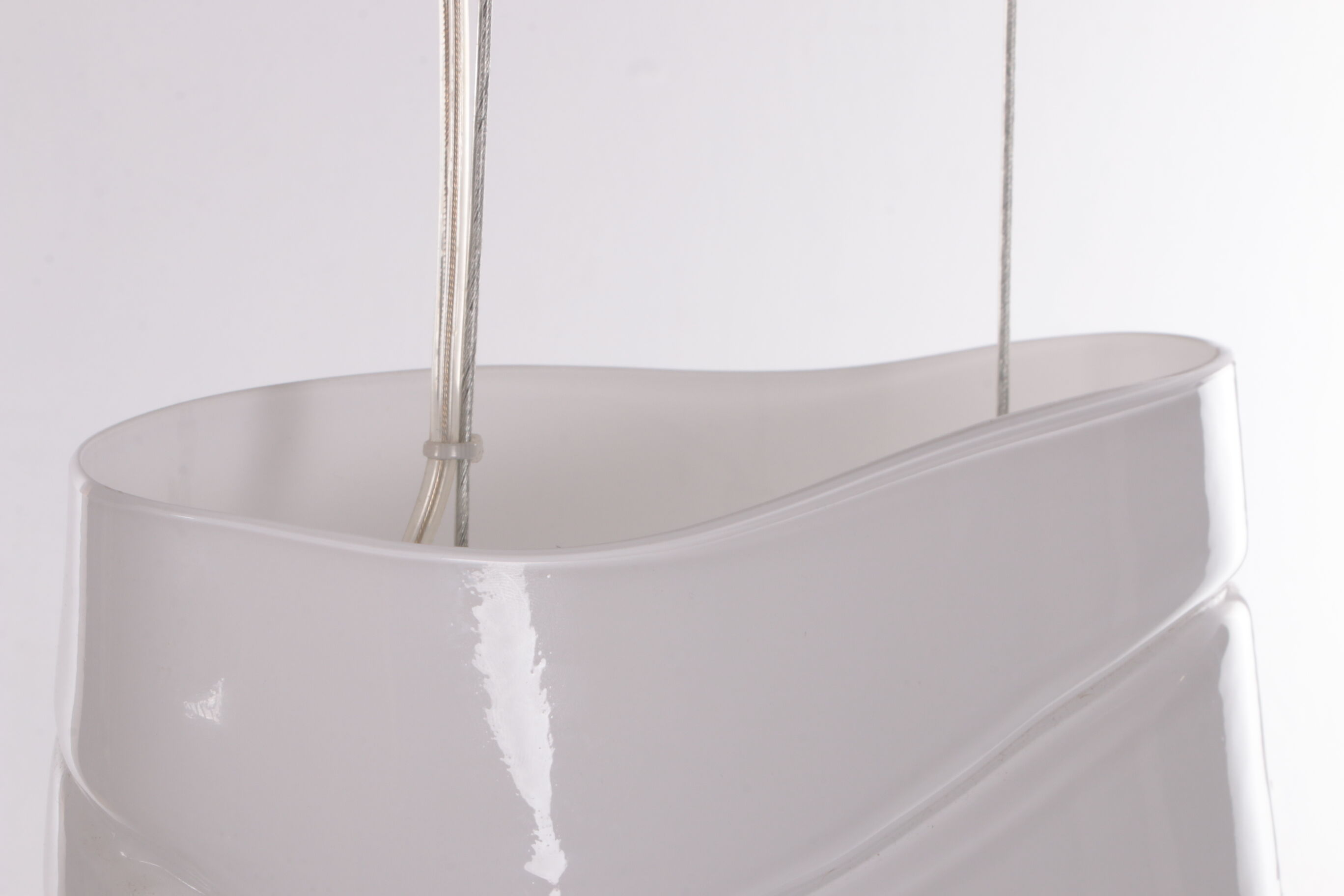 Italian hanging lamp murano glass made by avmazzega,1990 italy