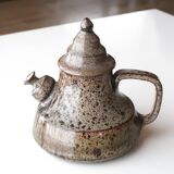 Ceramic teapot by Alain Bresson, 60s