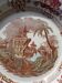 Longwy Japanese model hollow round dish diam 25.7 cm