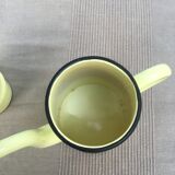 Enamelled sheet metal coffee maker in the year 60