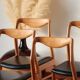 Set of 6 Vintage Scandinavian Teak Chairs – 1960s