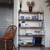 Etagère en bois et métal