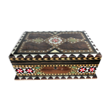 Music box in wood marquetry