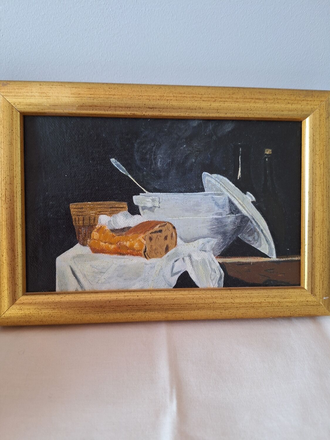 Oil on canvas, still life