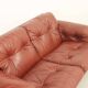 Coronado two-seater sofa by Tobia Scarpa in cognac leather, 1969