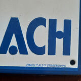 Old enamelled plate "Lutterbach beer" 38x58cm 1935