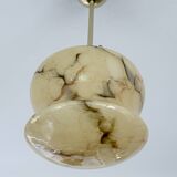 Art Deco Marble Glass Pendant Light