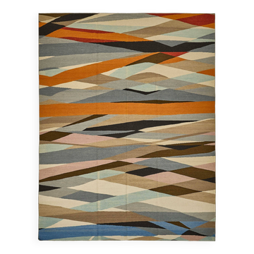 Contemporary Tribal Decorative Kilim 284 cm x 365 cm