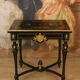 Table de courtoisie "Boulle" époque Napoléon III en marquéterie