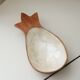 Coupelle vide poche bois et nacre forme ananas