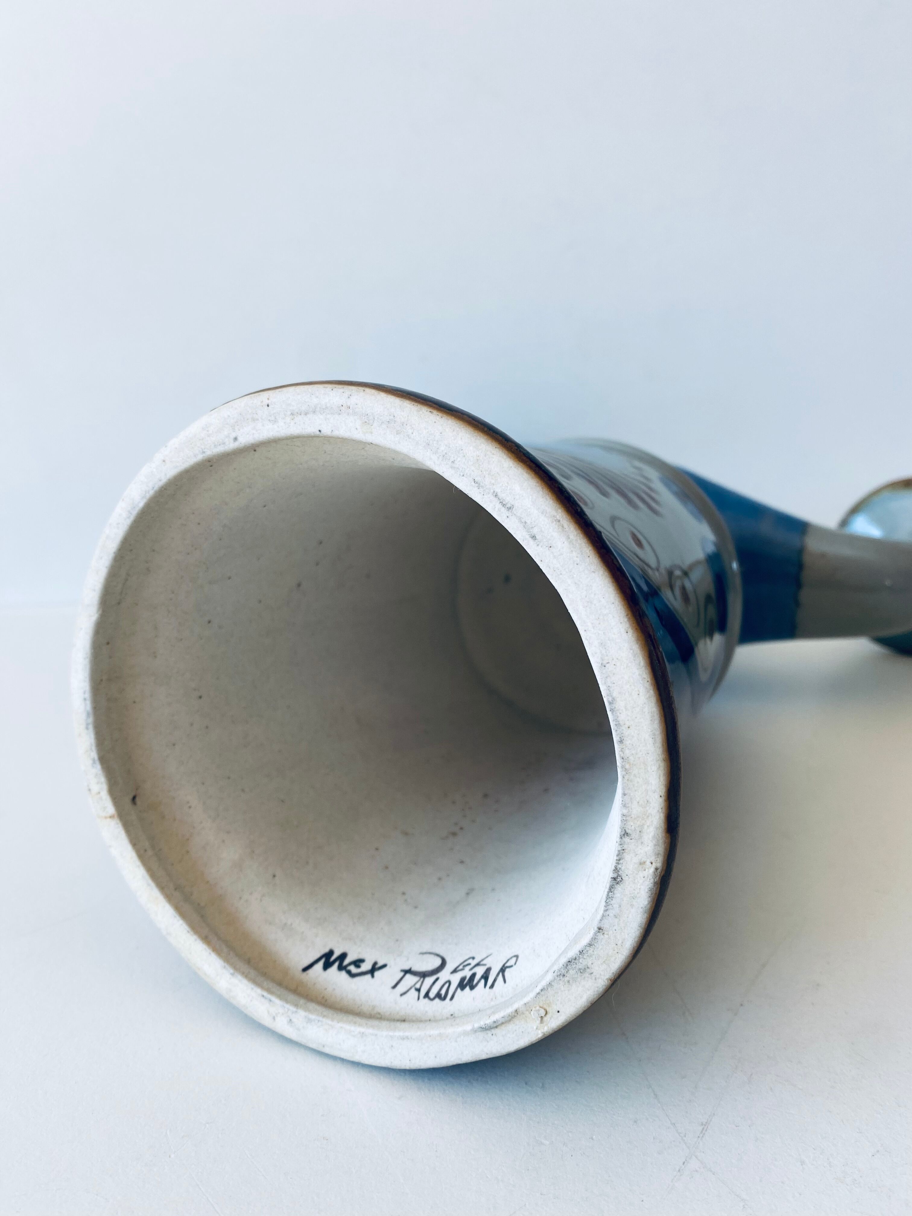 Mexican ceramic candle holder