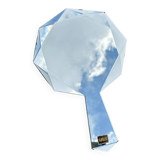 Beveled hand mirror