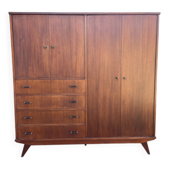 1960s compass foot cabinet