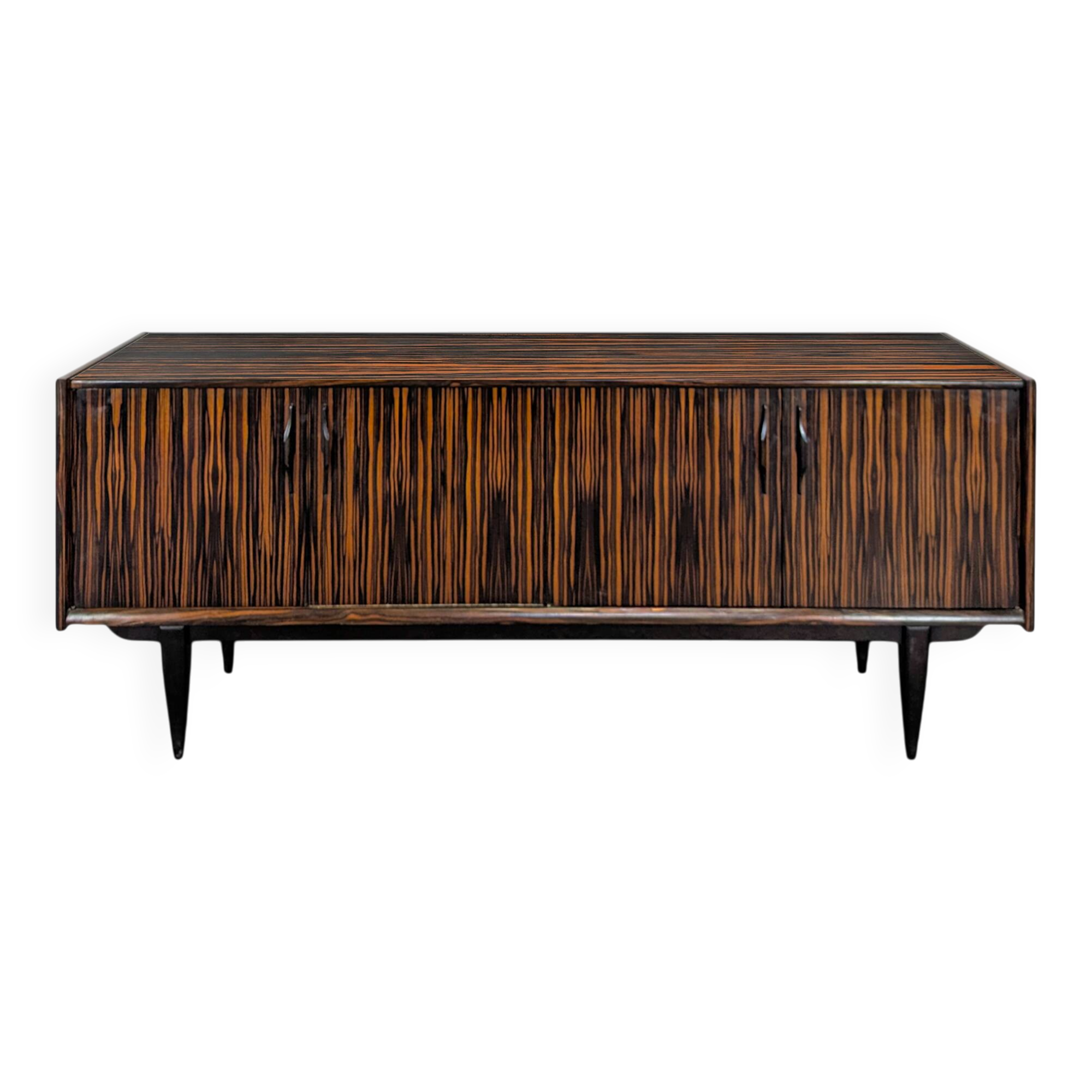 Scandinavian sideboard in Macassar ebony and sycamore, 1960s