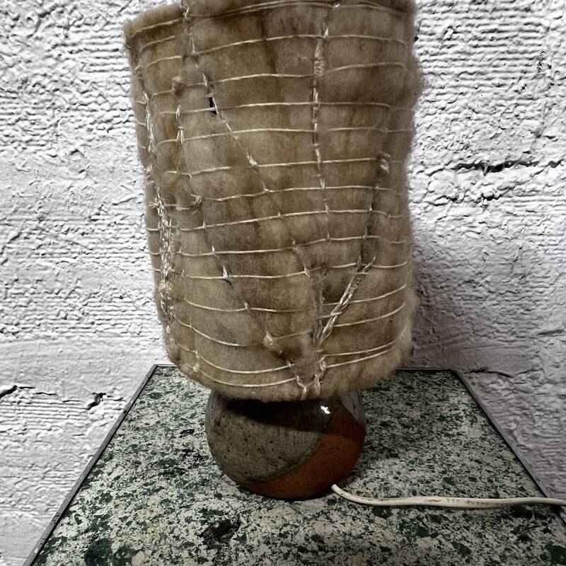 60s sandstone lamp