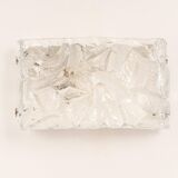 Pair of Murano glass wall sconces by Kaiser, Germany, 1970s.