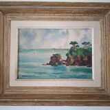 Tableau peinture marine G.Barbey