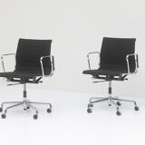 Pair of office armchairs model EA 117 designed by Charles & Ray Eames, Vitra edition.