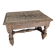 Small carved oak bench