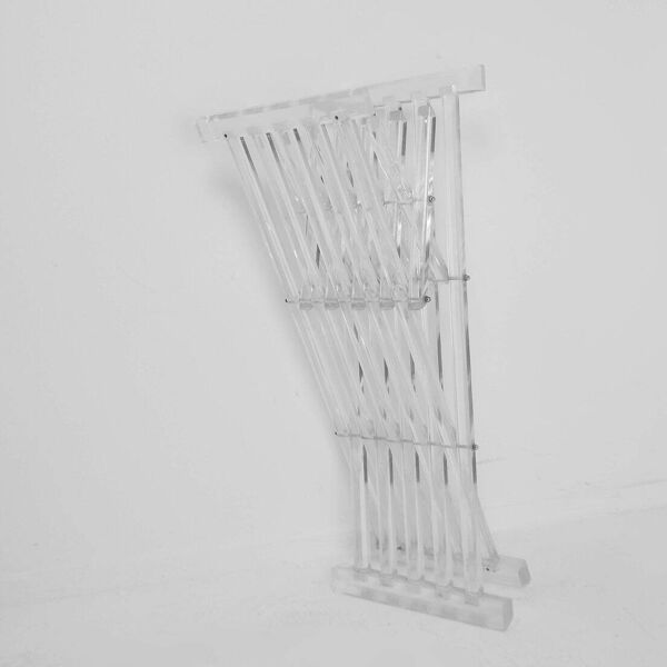Transparence'' collection By David Lange ''Dagobert'' Curule seat - 1970s
