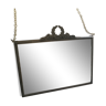 Miroir laiton avec chainette 29x25cm