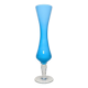 Vintage light blue and white opaline soliflore vase