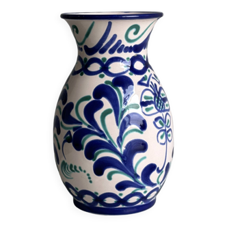 Hand painted ceramic vase