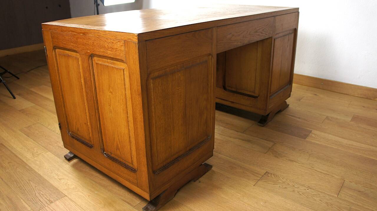 Bureau Art-Déco galbé 1930-1940