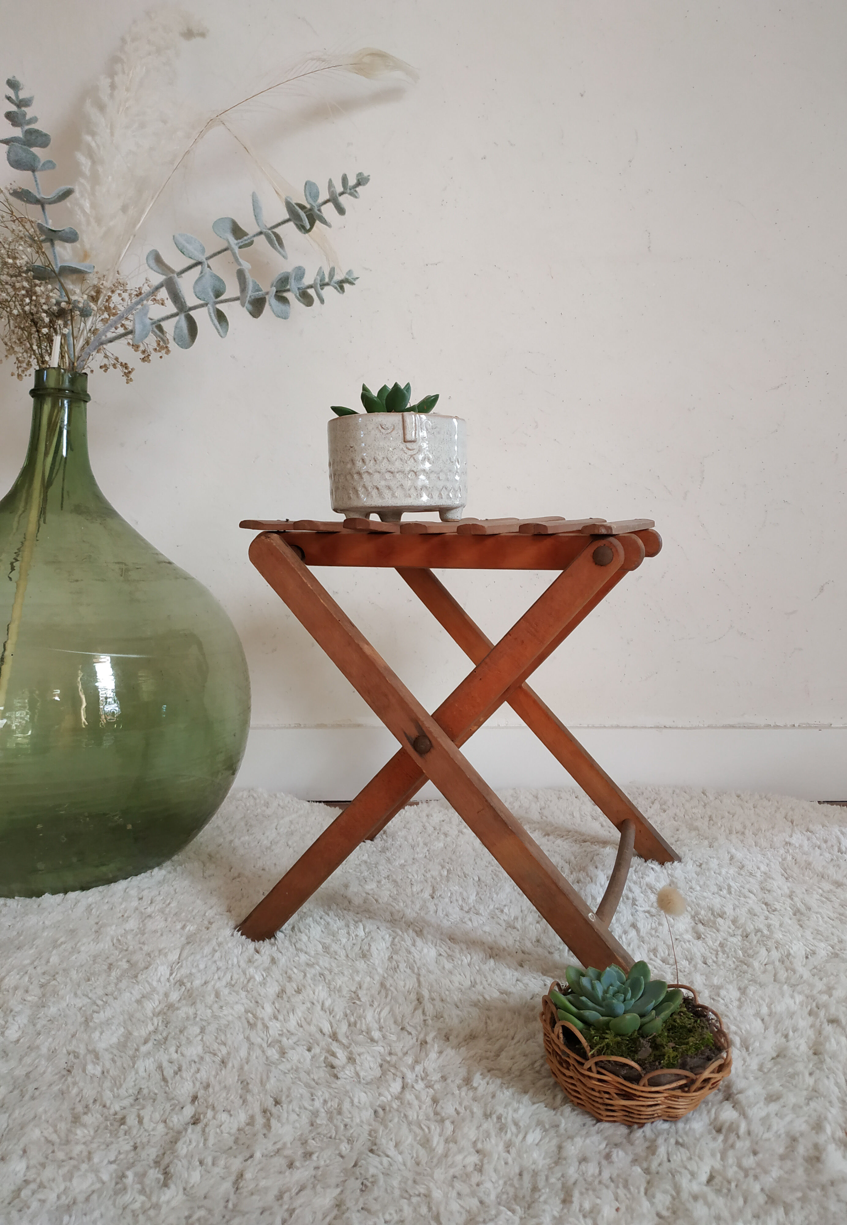 Wooden stool