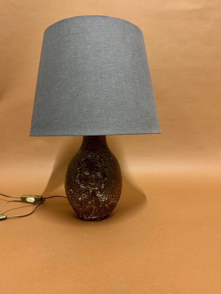 French ceramic lamp by Joël Baudouin