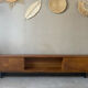 Vintage wooden row from the 50s-60s