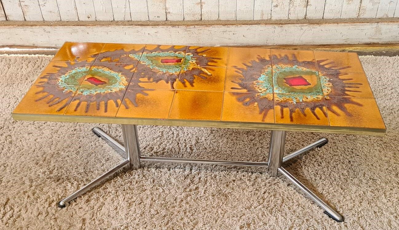 Table basse vintage années 70