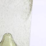 Biot bubble glass ensemble, bottle, jar, bowl and glass.