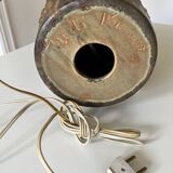 Table lamp by Judi Kunst, denmark, brutalist studio ceramic, 1960s