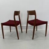 Set of Danish Chairs by Niels Møller for J. L. Møllers, 1960s, Set of 2