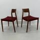 Set of Danish Chairs by Niels Møller for J. L. Møllers, 1960s, Set of 2