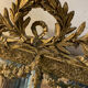Large mirror Louis XVI old gold 87x142cm