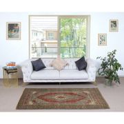 Vintage Turkish Oriental Rug. Ca 1960. One of a kind Handmade Tribal Rug. 100% Wool