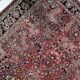 Tapis persan Hamadan vintage fait main 3,3' x 4,11' années 1950 - 1C1213