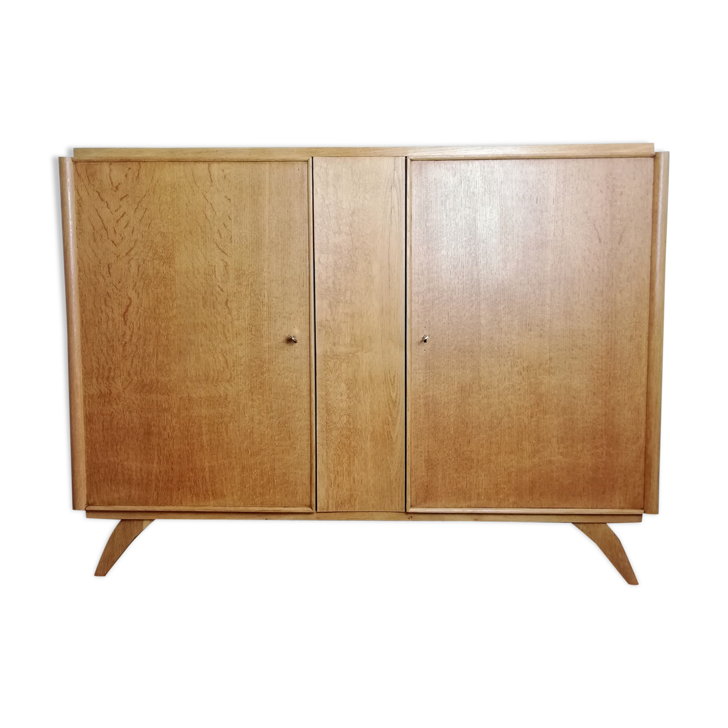 Buffet in solid oak, 50s